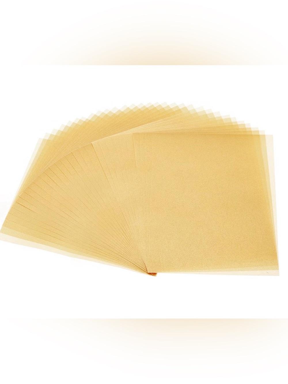 PATIKIL Gold Vellum Paper 70 Sheets 4.25x5.5 Printable Craft Paper New